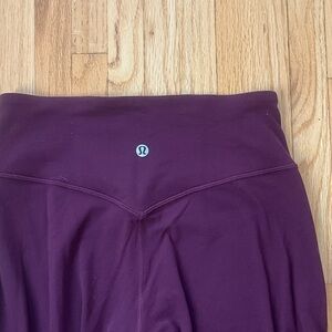 High-Waist Maroon Active Leggings